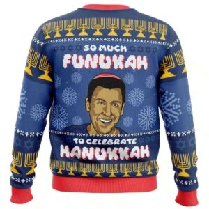 Alternative view of 2025 So Much Funukah Adam Sandler Ugly Christmas Sweater