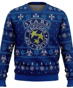 2025 STARS Racoon City Police Resident Evil Ugly Sweater