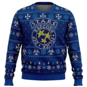 2025 STARS Racoon City Police Resident Evil Ugly Sweater