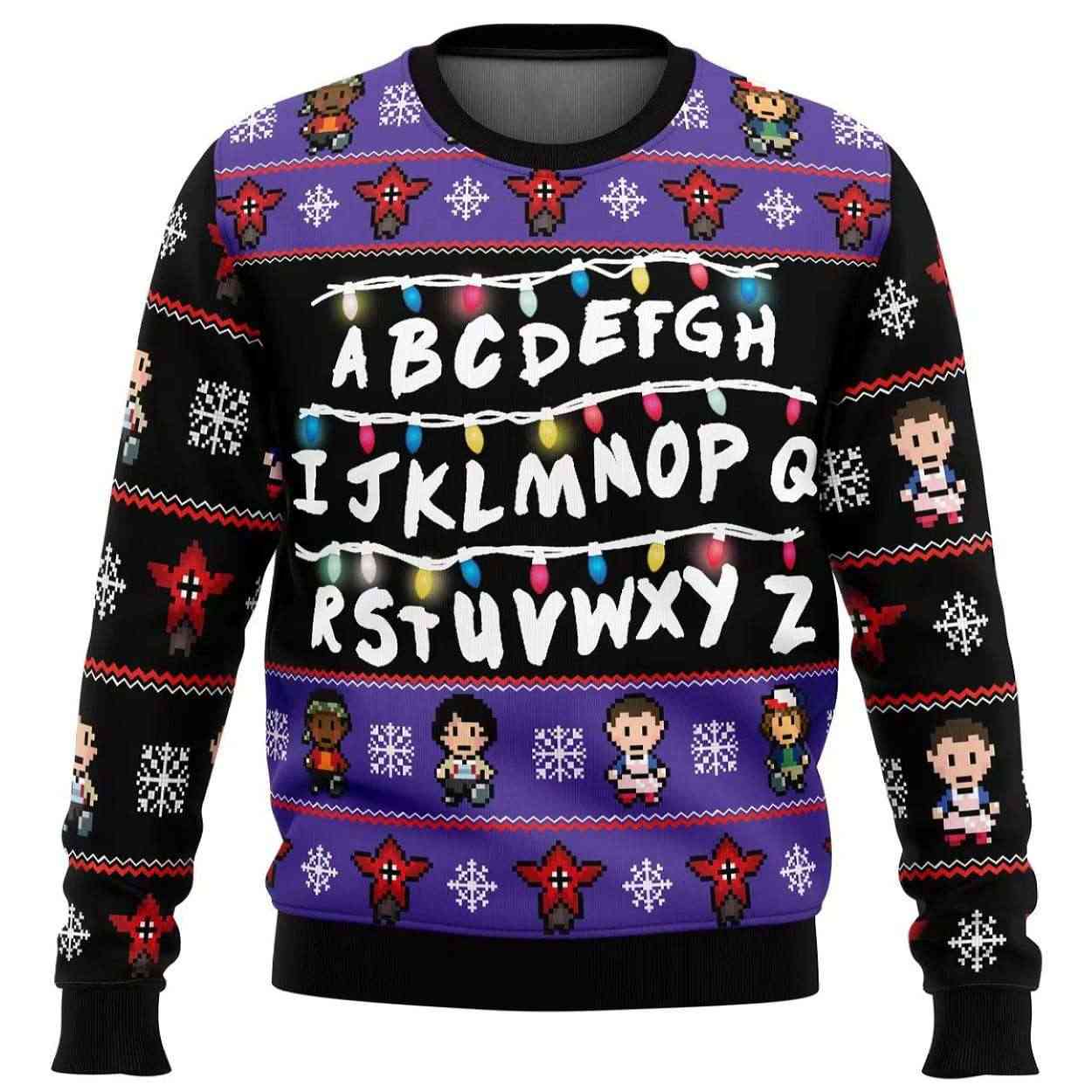2025 Stranger Things Ugly Christmas Sweater