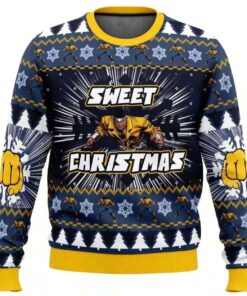 2025 Sweet Christmas Luke Cage Marvel Ugly Christmas Sweater