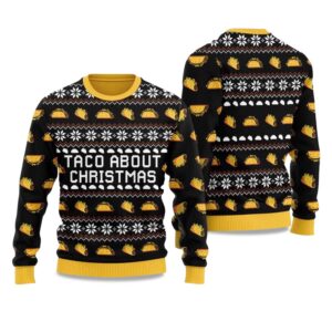 2025 Taco About Christmas Ugly Christmas Sweater