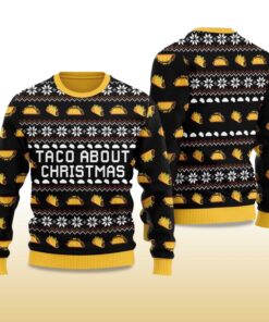 Alternative view of 2025 Taco About Christmas Ugly Christmas Sweater