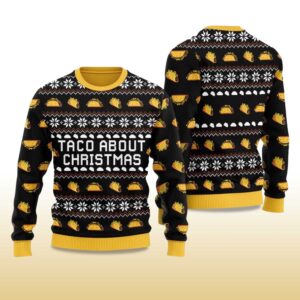Alternative view of 2025 Taco About Christmas Ugly Christmas Sweater