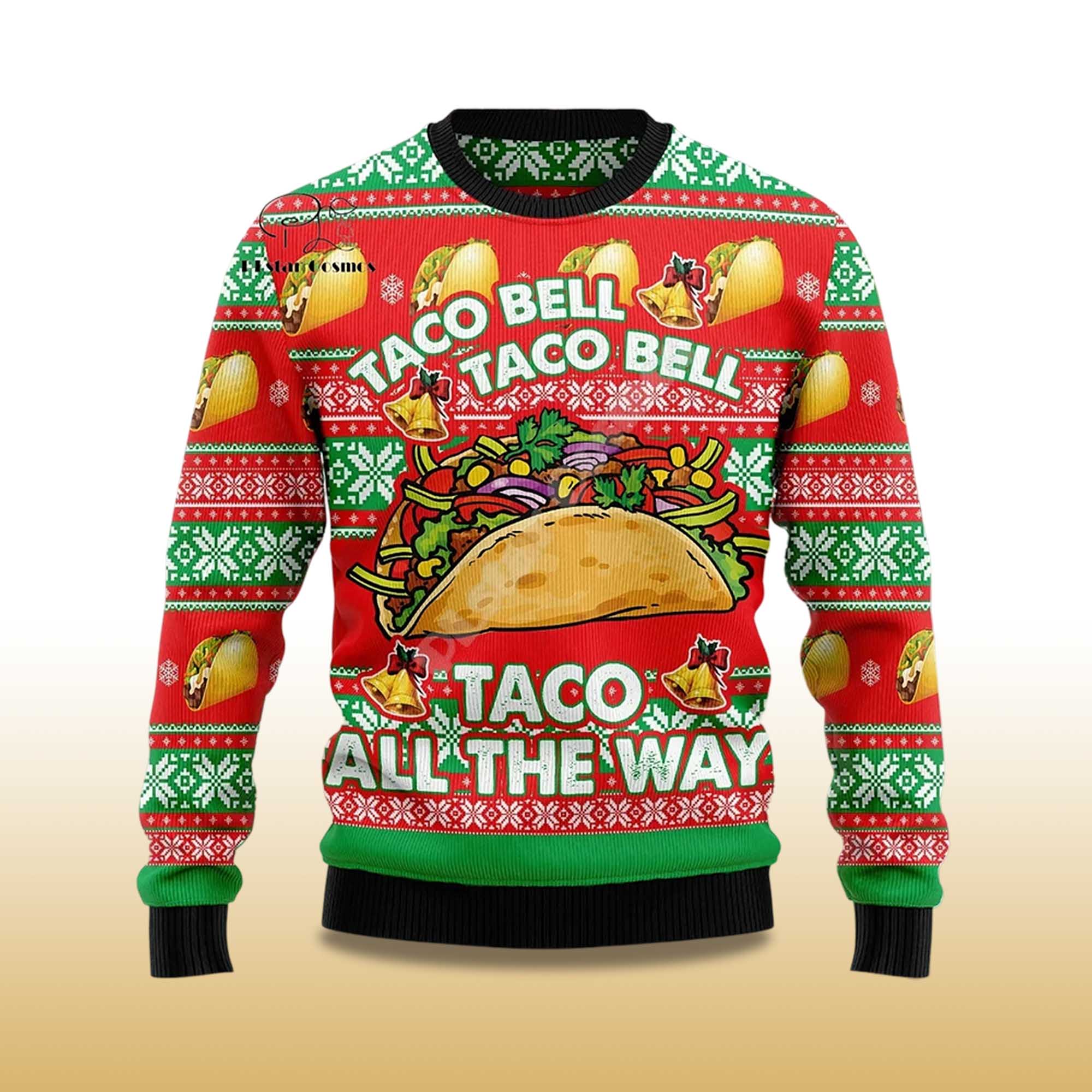 Alternative view of 2025 Taco Bell Ugly Christmas Sweater