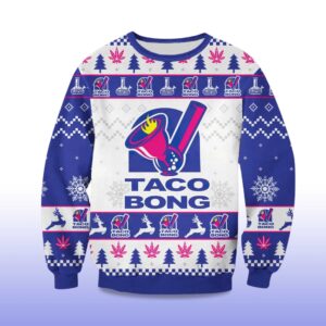 Alternative view of 2025 Taco Bong Christmas Ugly Sweater