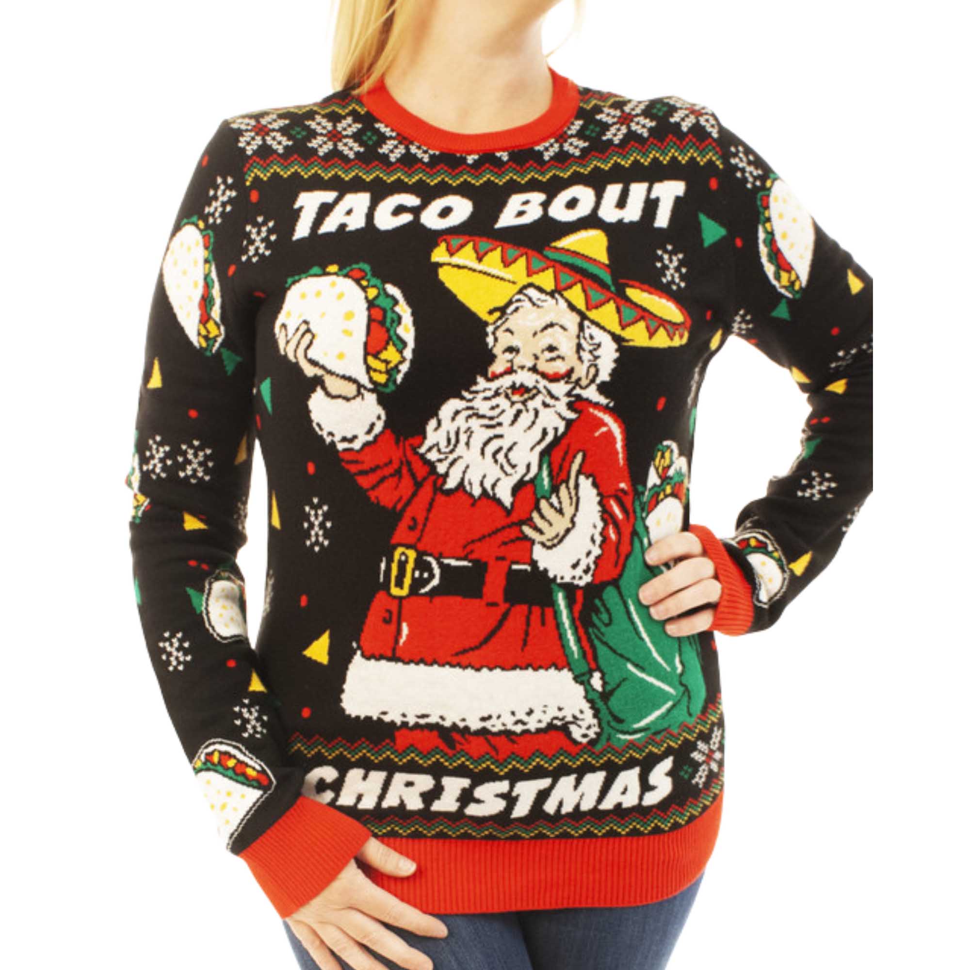 2025 Taco Bout Christmas Ugly Sweater