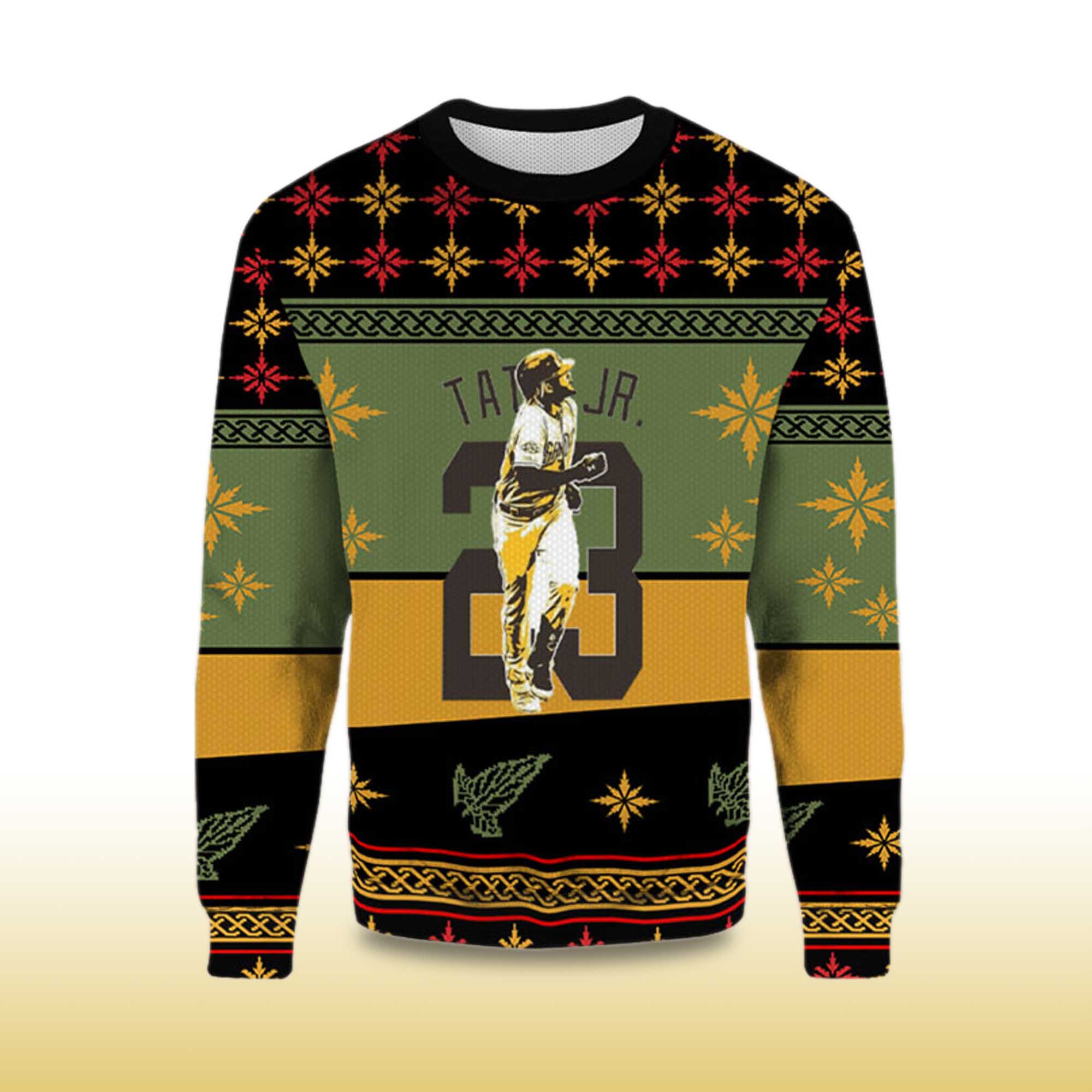 Alternative view of 2025 Tatis JR. San Diego Padres Ugly Christmas Sweater
