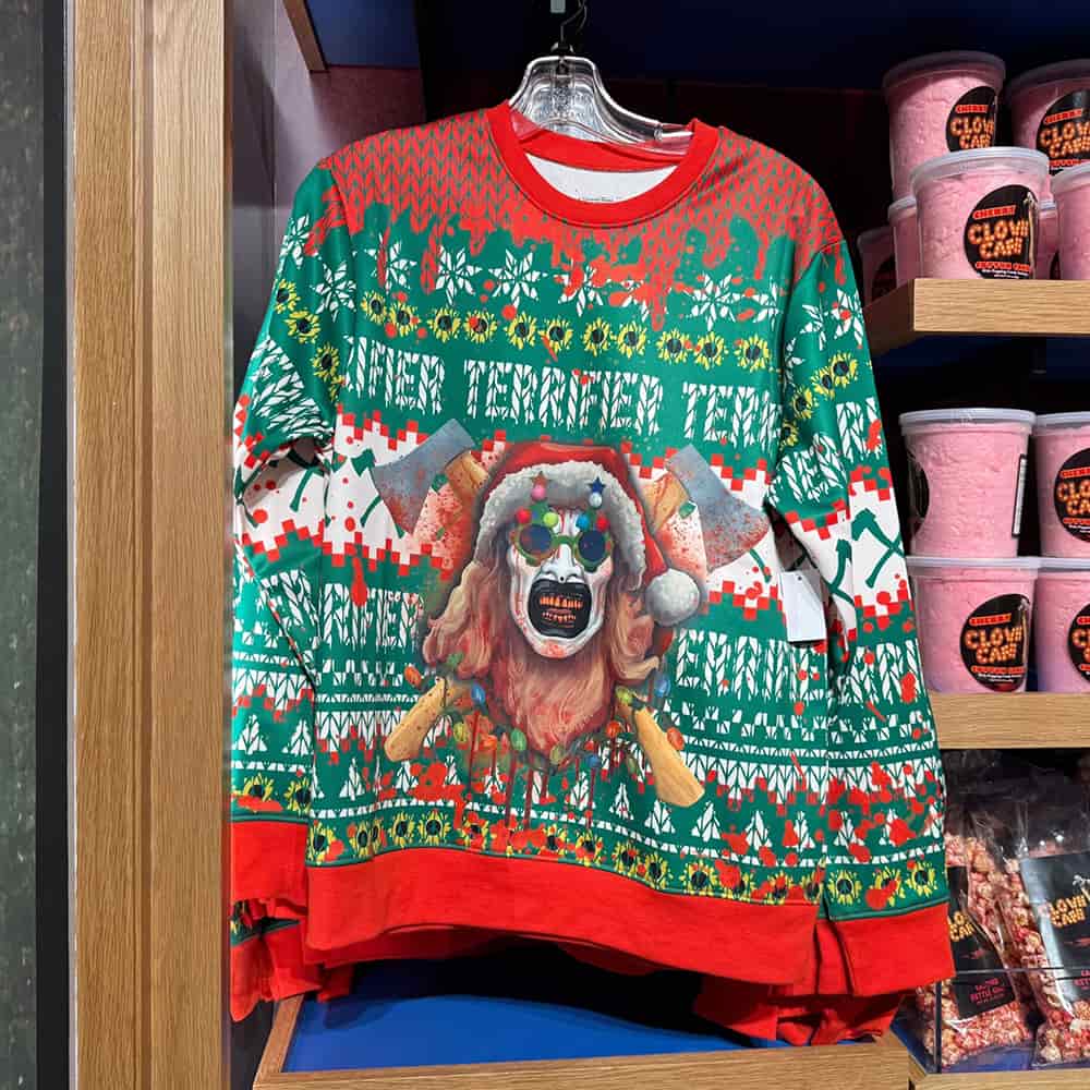 2025 Terrifier Ugly Christmas Sweater