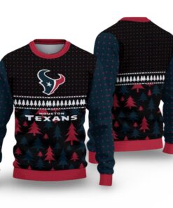 Alternative view of 2025 Texans Ugly Christmas Sweater 