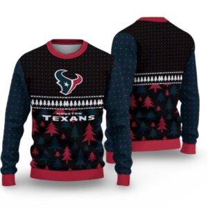 Alternative view of 2025 Texans Ugly Christmas Sweater - Grishko.com