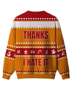Alternative view of 2025 Thanks I Hate It Ugly Christmas Sweater