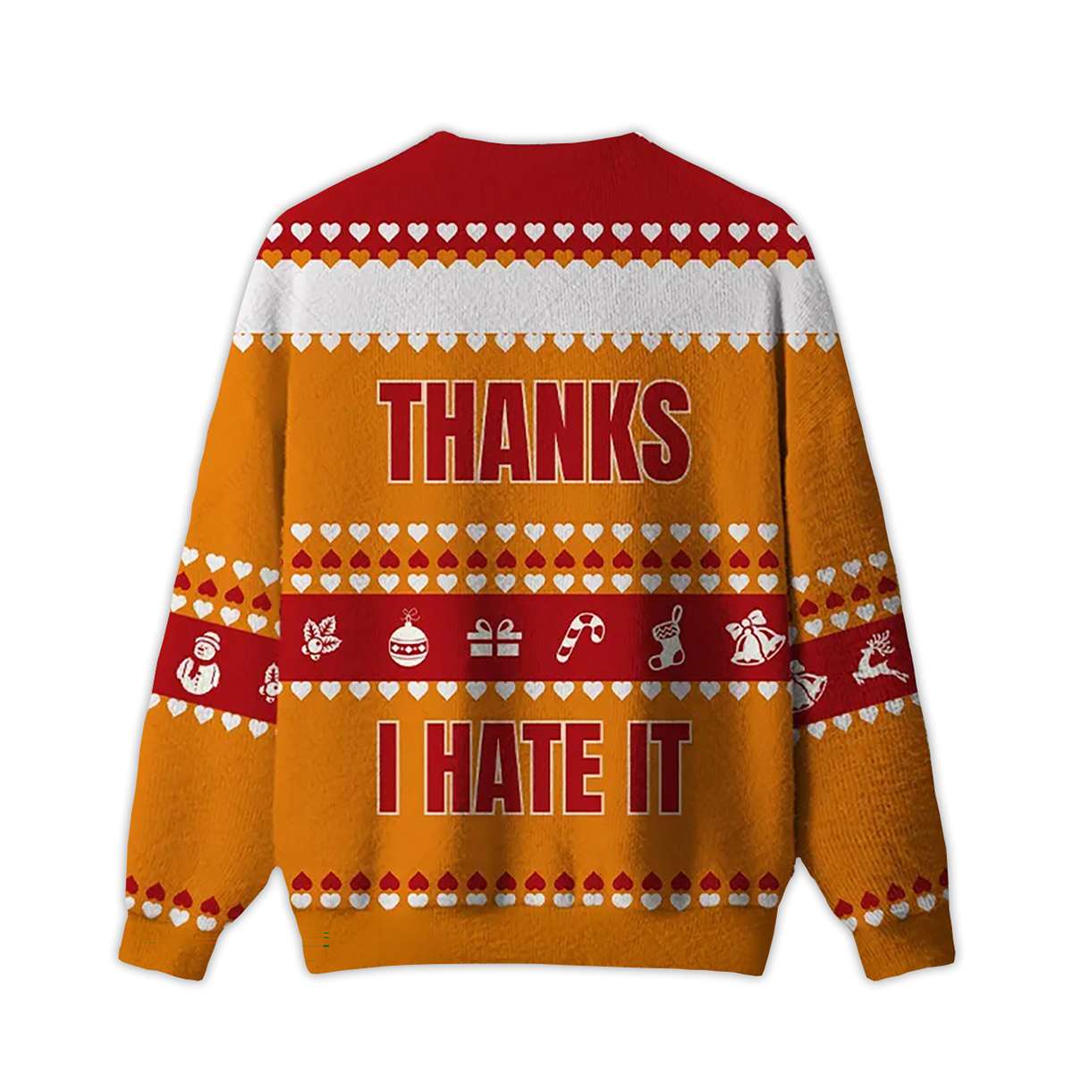 Alternative view of 2025 Thanks I Hate It Ugly Christmas Sweater