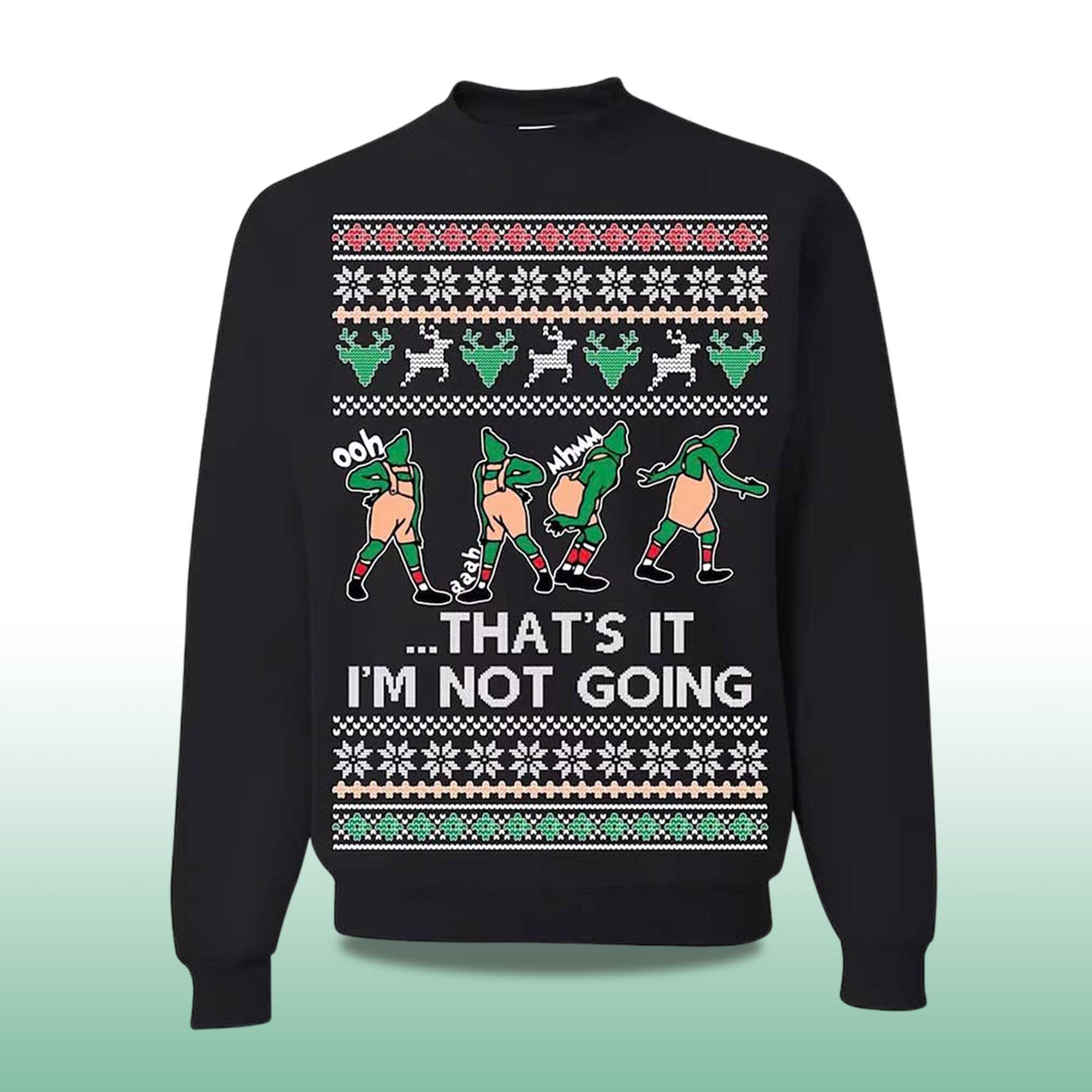 Alternative view of 2025 That's It I'm Not Going Ugly Christmas Sweater