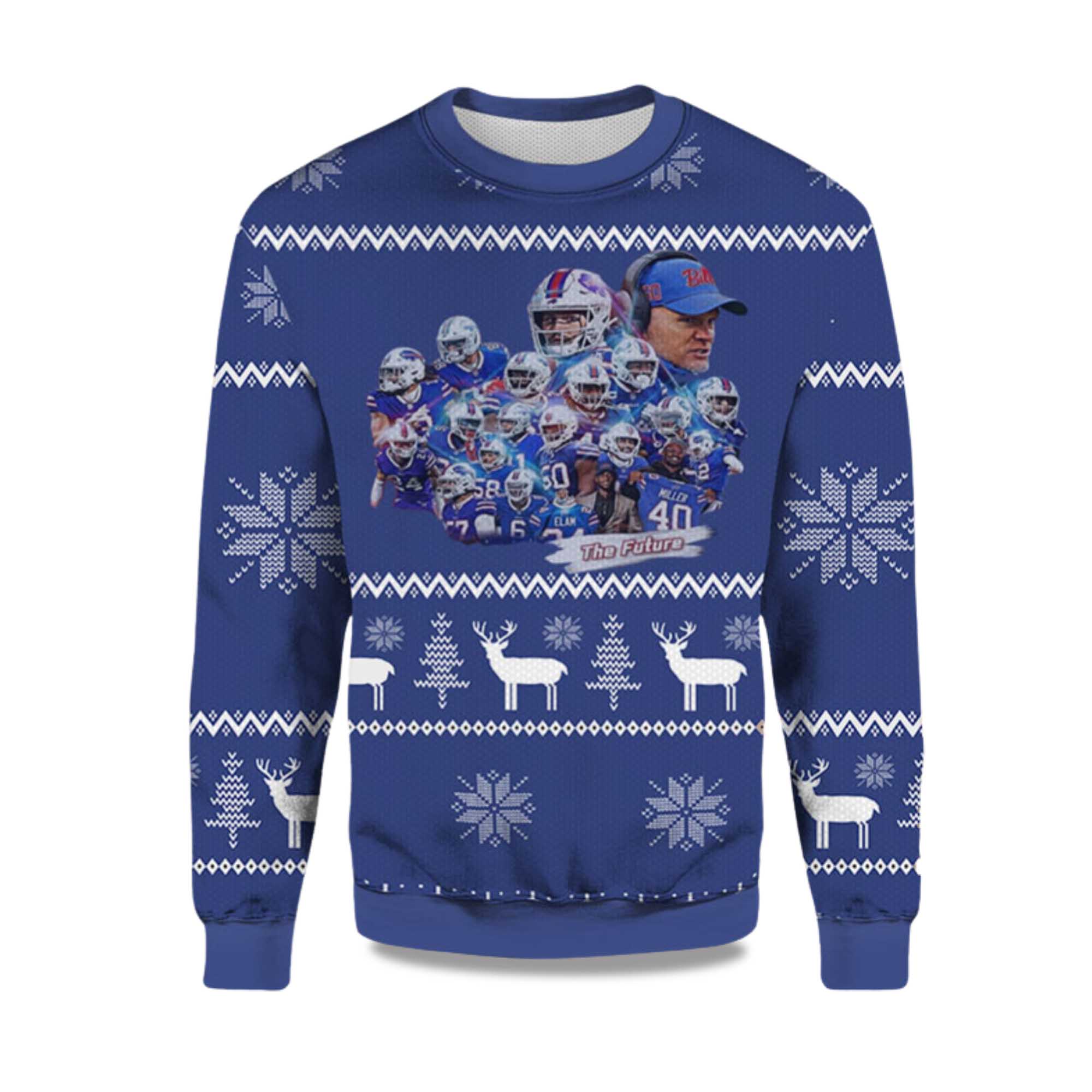 2025 The Future Of Bills Ugly Christmas Sweater