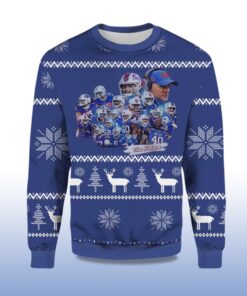 Alternative view of 2025 The Future Of Bills Ugly Christmas Sweater