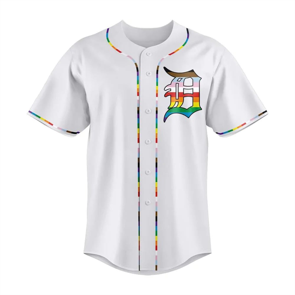 Alternative view of 2025 Tigers Pride Month Jersey