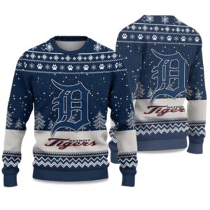 2025 Tigers Ugly Christmas Sweater