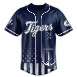 Alternative view of 2025 Tigers US Coast Guard Jersey