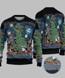 2025 Tim Burton's The Nightmare Before Christmas Ugly Sweater 