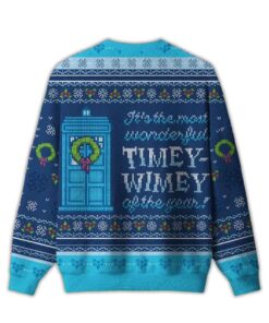 Alternative view of 2025 Timey Wimey Ugly Christmas Sweater