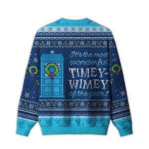 Alternative view of 2025 Timey Wimey Ugly Christmas Sweater