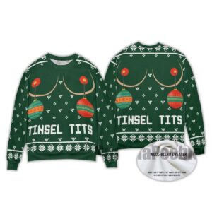 Alternative view of 2025 Tinsel Tits Ugly Christmas Sweater