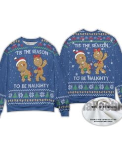 Alternative view of 2025 Tis The Season To Be Naughty Ugly Christmas Sweater