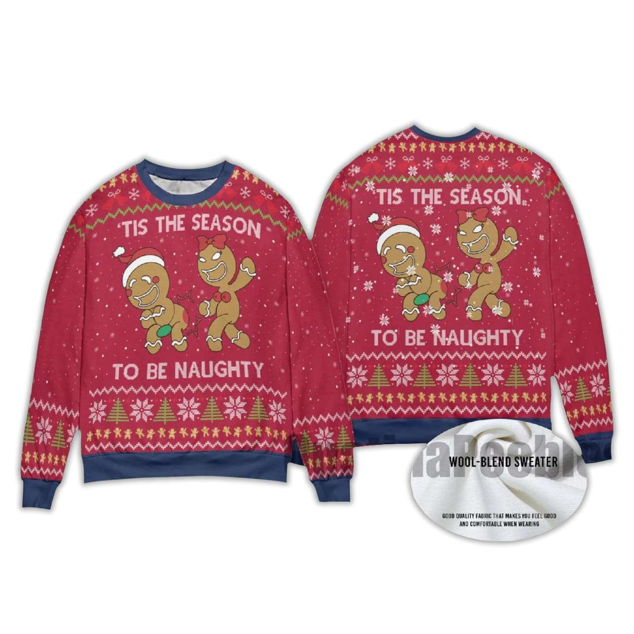 2025 Tis The Season To Be Naughty Ugly Christmas Sweater