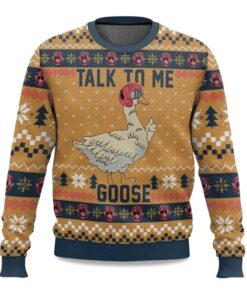 2025 Top gun Talk to me Goose Ugly Christmas Sweater