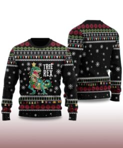 Alternative view of 2025 Tree Rex Ugly Christmas Sweater