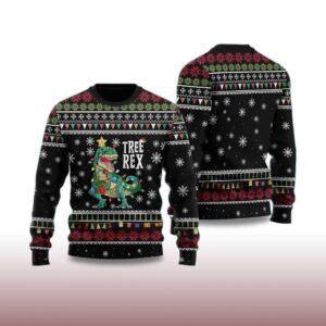 Alternative view of 2025 Tree Rex Ugly Christmas Sweater