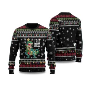 2025 Tree Rex Ugly Christmas Sweater