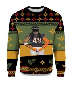 2025 Tremaine Edmunds Chicago Bears Ugly Christmas Sweater