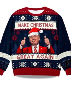 2025 Trump Maga Make Christmas Great Again Ugly Christmas Sweater