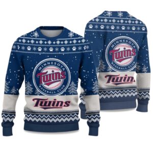 2025 Twins Ugly Christmas Sweater