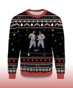 Alternative view of 2025 Two Star Of New York Yankees Ugly Christmas Sweater