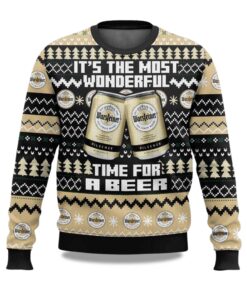 2025 Warsteiner Its The Most Wonderful Time For A Beer Christmas Ugly Sweater