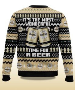 Alternative view of 2025 Warsteiner Its The Most Wonderful Time For A Beer Christmas Ugly Sweater