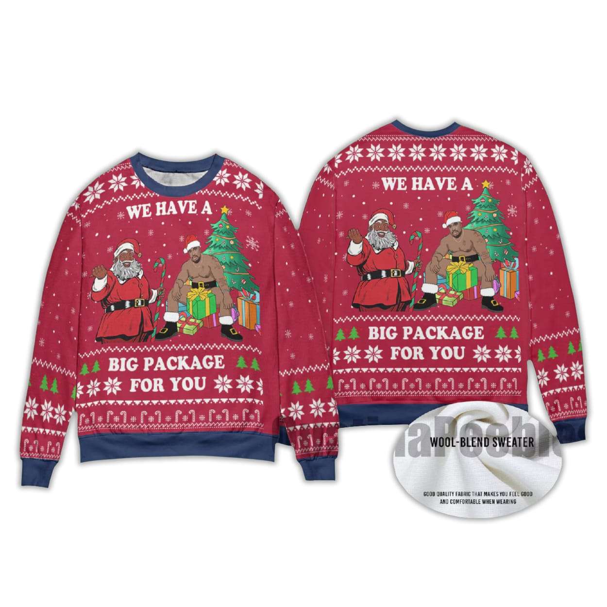 Alternative view of 2025 We Have A Big Package For You Ugly Chirstmas Sweater