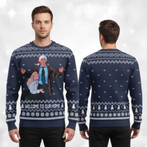 Alternative view of 2025 Welcome To Our Home Griswold Family Christmas Ugly Sweater