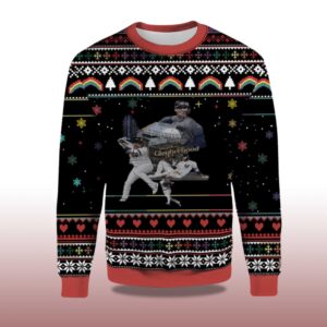 Alternative view of 2025 Welcome to the Gleyberhood Yankees Ugly Sweater Christmas