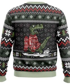 Alternative view of 2025 Wrong Size Dinosaurs Ugly Sweater