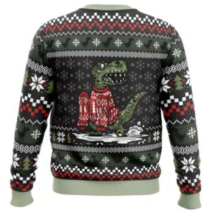 Alternative view of 2025 Wrong Size Dinosaurs Ugly Sweater