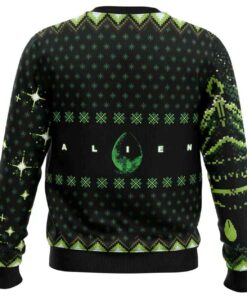 Alternative view of 2025 Xenomorph Alien Ugly Christmas Sweater