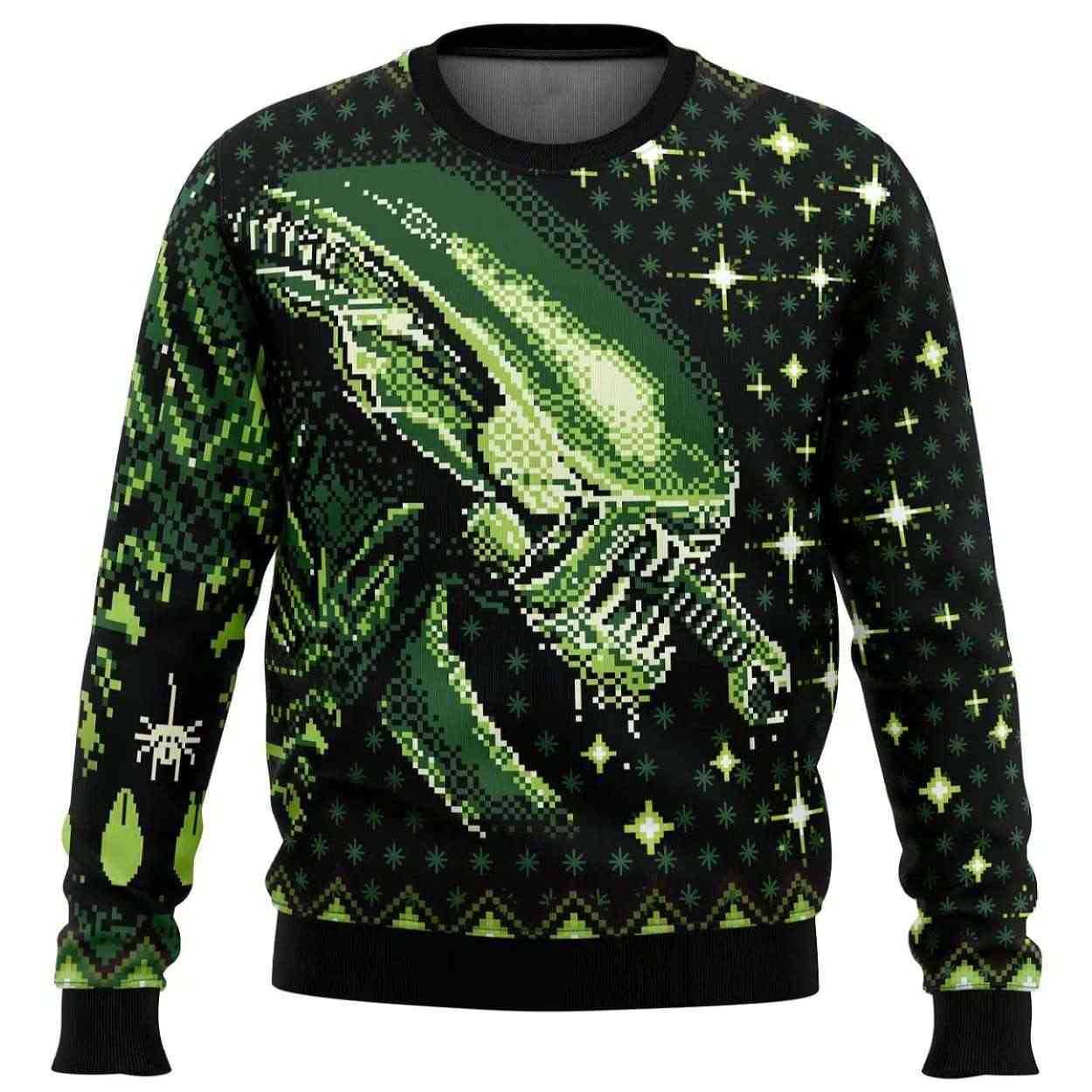 2025 Xenomorph Alien Ugly Christmas Sweater