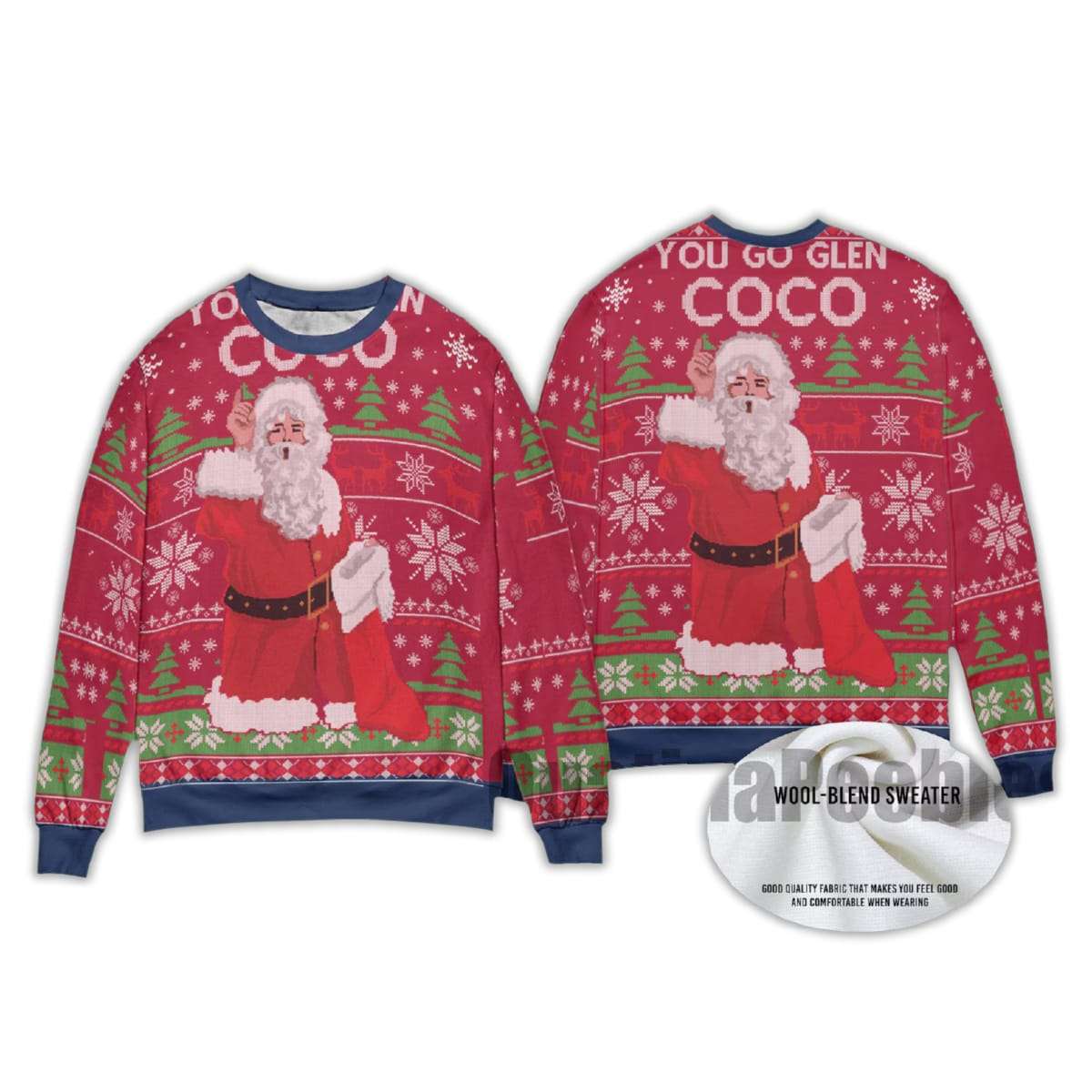 2025 You Go Glen Coco Mean Girls Ugly Christmas Sweater - Image 3