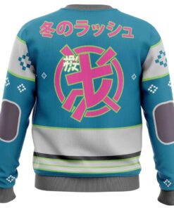 Alternative view of 2025 Yui Kimura Wintery Rush Dead by Daylight Ugly Christmas Sweater