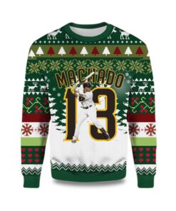 2025Highland Mint Manny Machado San Diego Padres Ugly Sweater