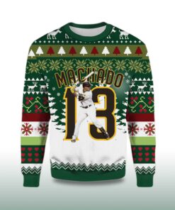 Alternative view of 2025Highland Mint Manny Machado San Diego Padres Ugly Sweater